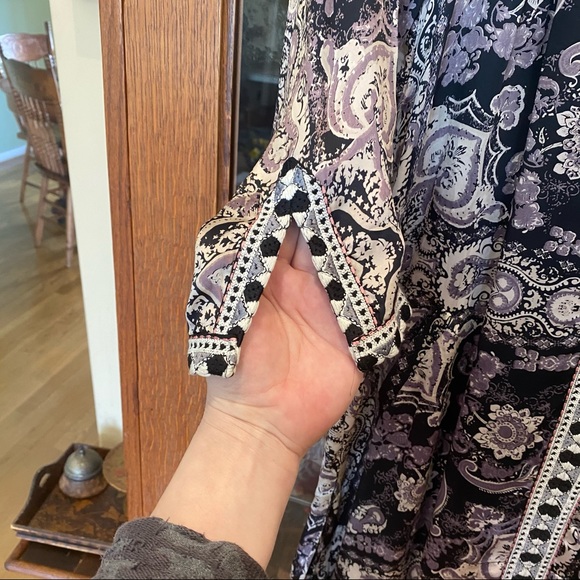 Odd Molly Paisley Print Dress w/ Embroidered Trim - Picture 4 of 10